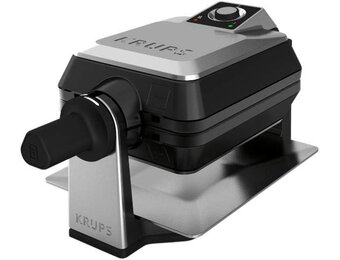 Wafelijzer Krups FDD95D 1200W RVS Zwart | 54% Korting