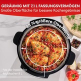 Multicooker Snelkookpan 7.1L Zwart Chrome - 54% Korting