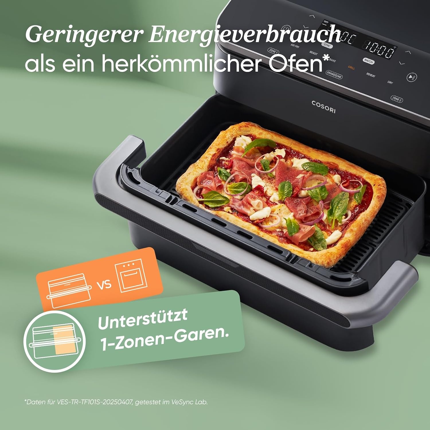Cosori Dual Blaze Airfryer 10L - 54% Korting - Flexibele Kamers