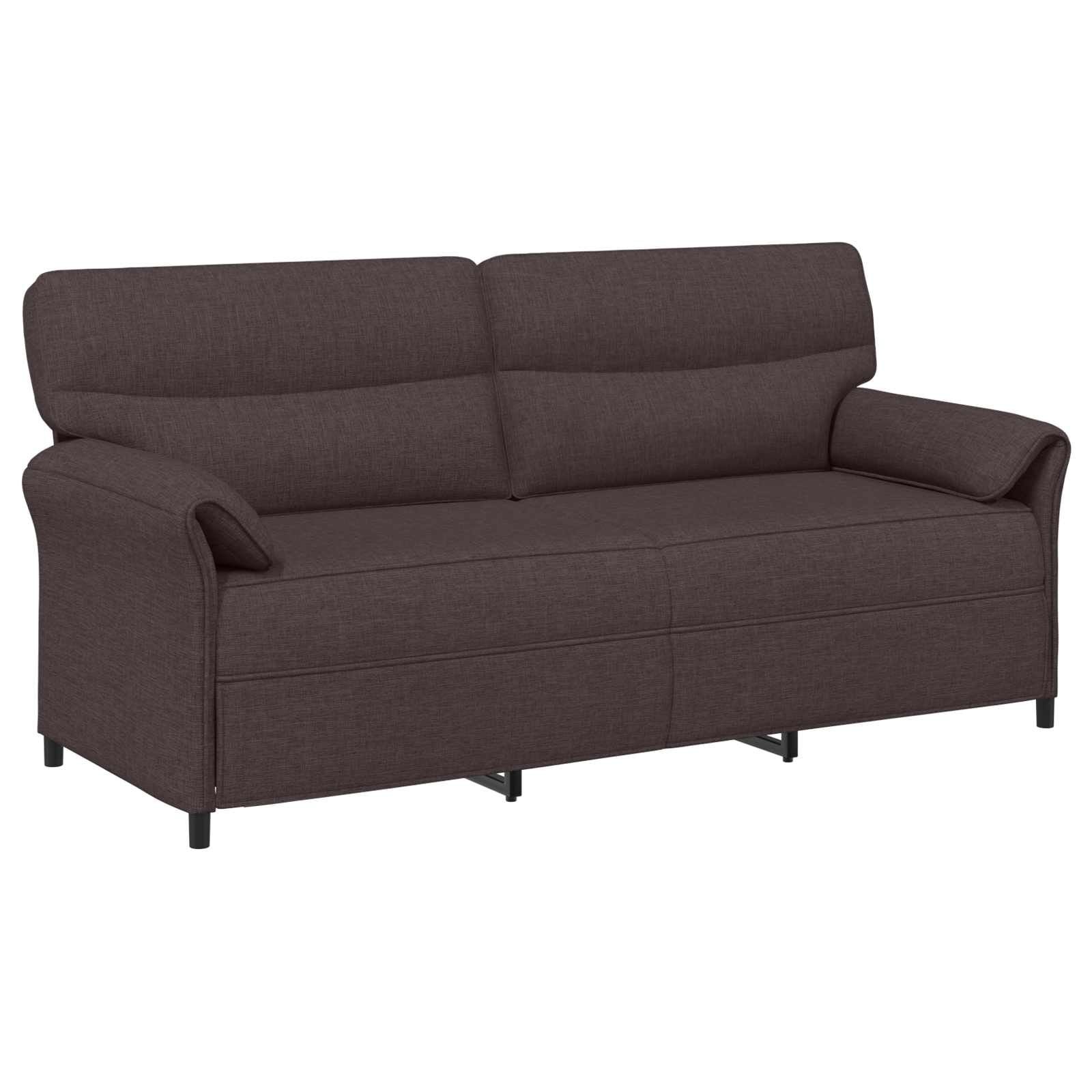 Donkerbruine 3-zits Bank - 198 x 83 x 95 cm - 35% Korting