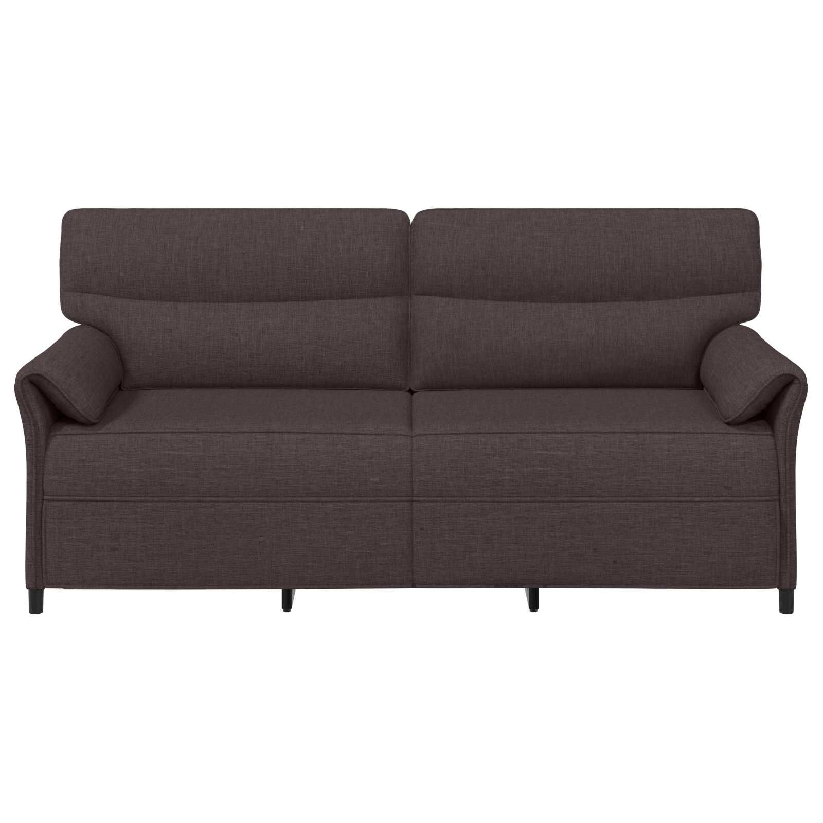 Donkerbruine 3-zits Bank - 198 x 83 x 95 cm - 35% Korting