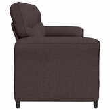 Donkerbruine 3-zits Bank - 198 x 83 x 95 cm - 35% Korting