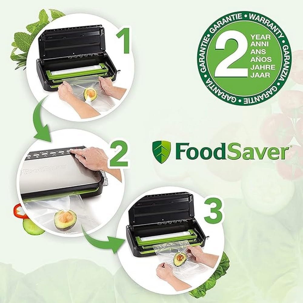 FoodSaver FFS005X Zwart groen L Vacuümmachine - 54% Korting