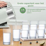Snelle Groene Waterkoker 1.8L - 2200W - Dubbelwandig - 32% Korting
