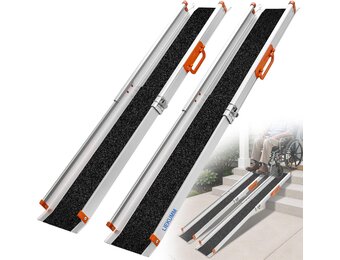 Rolstoelhelling LIEKUMM 2x 138-244 cm, 300kg draagkracht, 30% korting