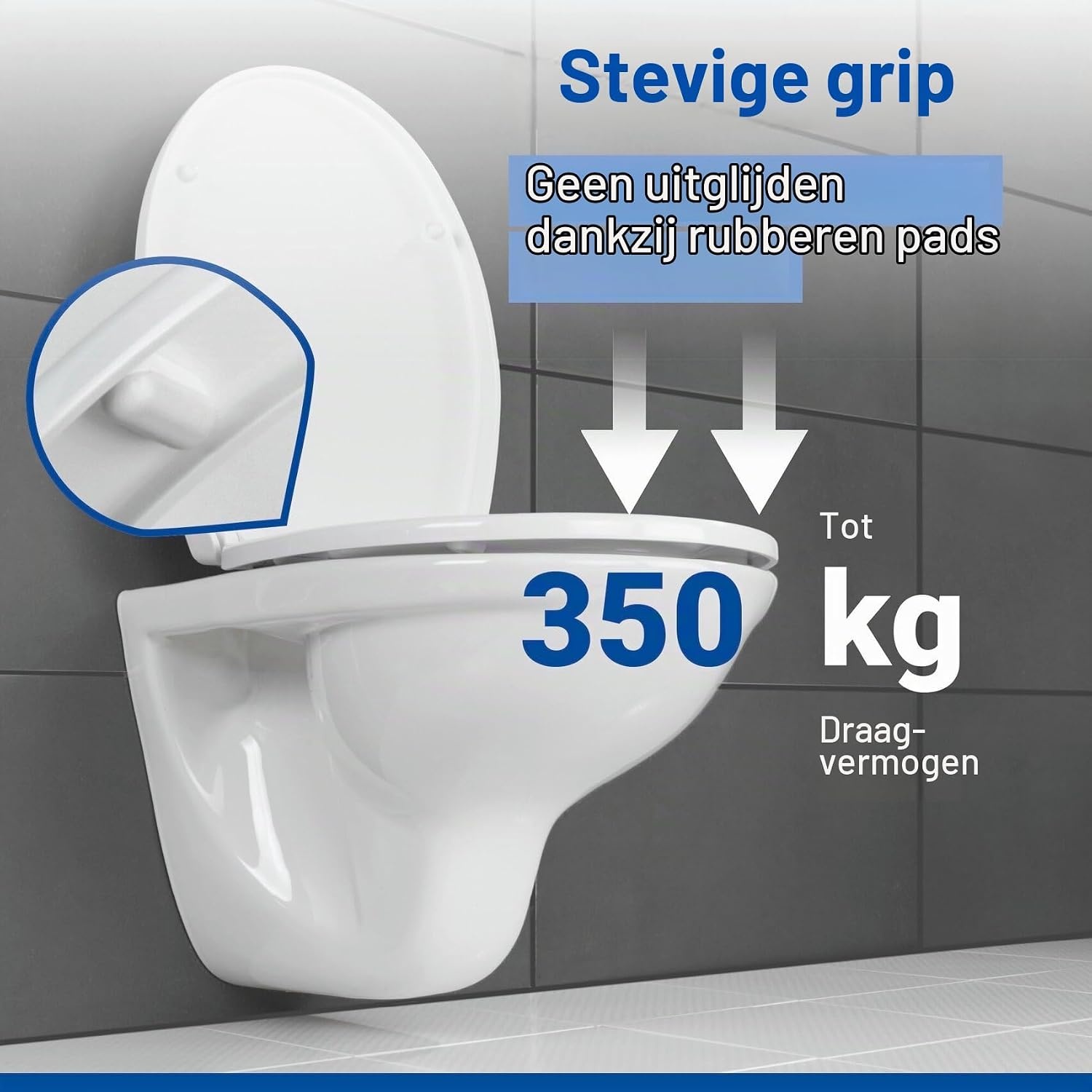WENKO Ostuni Toiletbril Wit - 32% Korting
