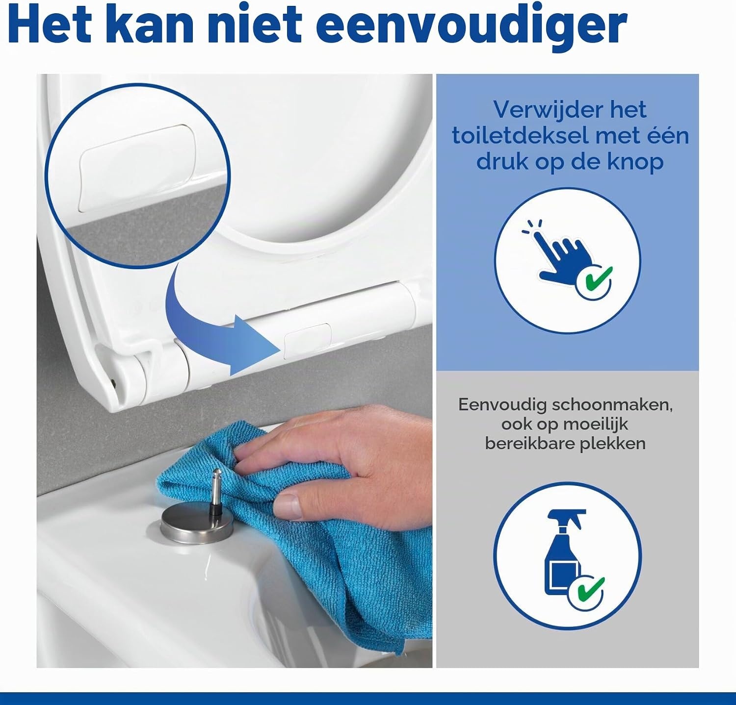 WENKO Ostuni Toiletbril Wit - 32% Korting