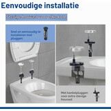 WENKO Ostuni Toiletbril Wit - 32% Korting