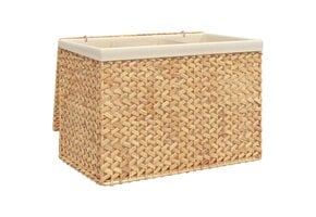 Wasmand met 3 Vakken - Waterhyacint - 75x42,5x52 cm - 34% Korting