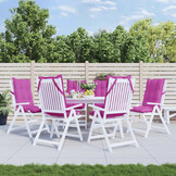 6x Roze Stoelkussens Hoge Rug - Oxford Stof (34% Korting)