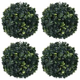 vidaXL Kunstbuxusbollen 4 st 12 cm