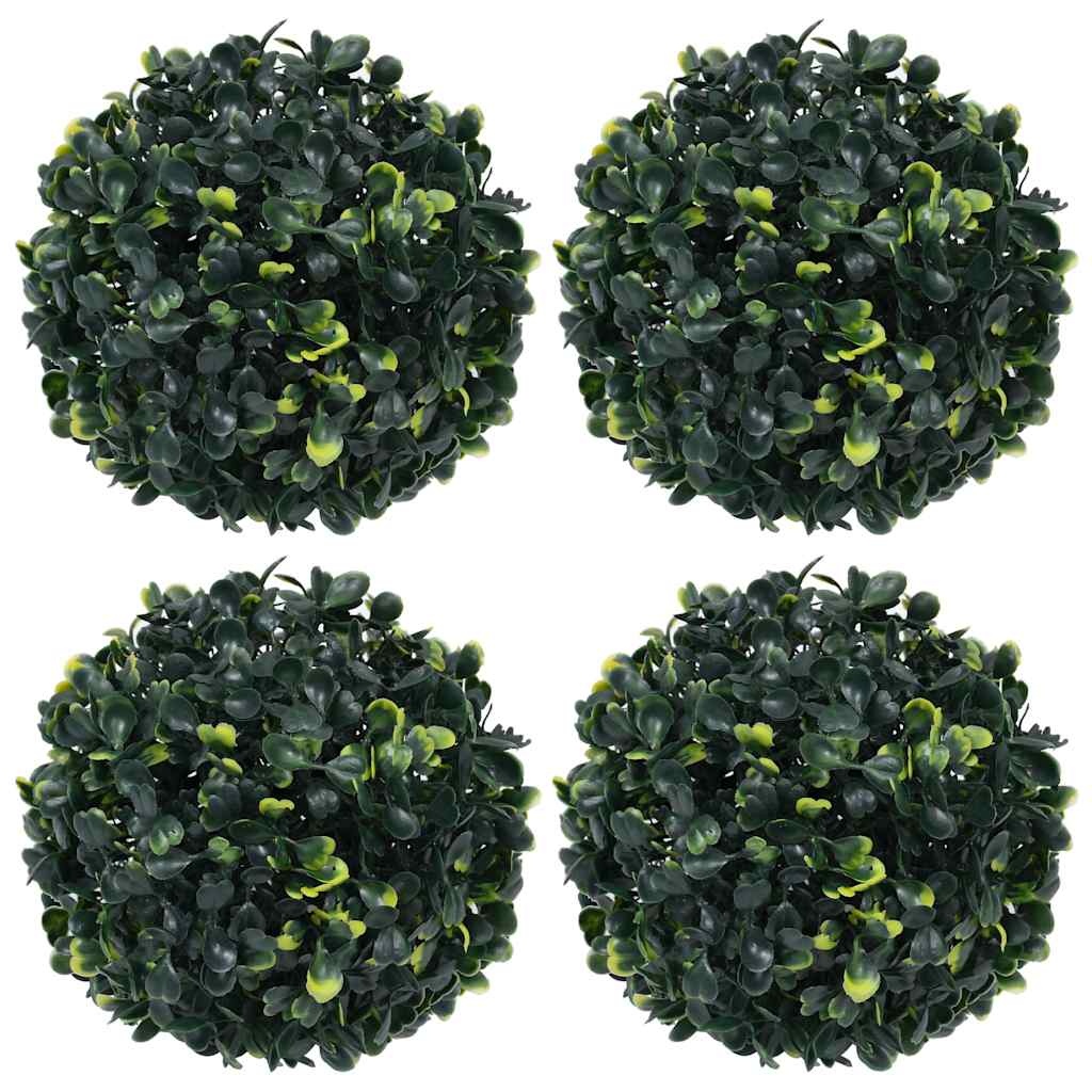 vidaXL Kunstbuxusbollen 4 st 12 cm