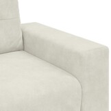 vidaXL Sofastoel Crème 100x78x80 cm Fluweel