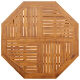 vidaXL Tuintafel inklapbaar Ø110x75 cm massief acaciahout