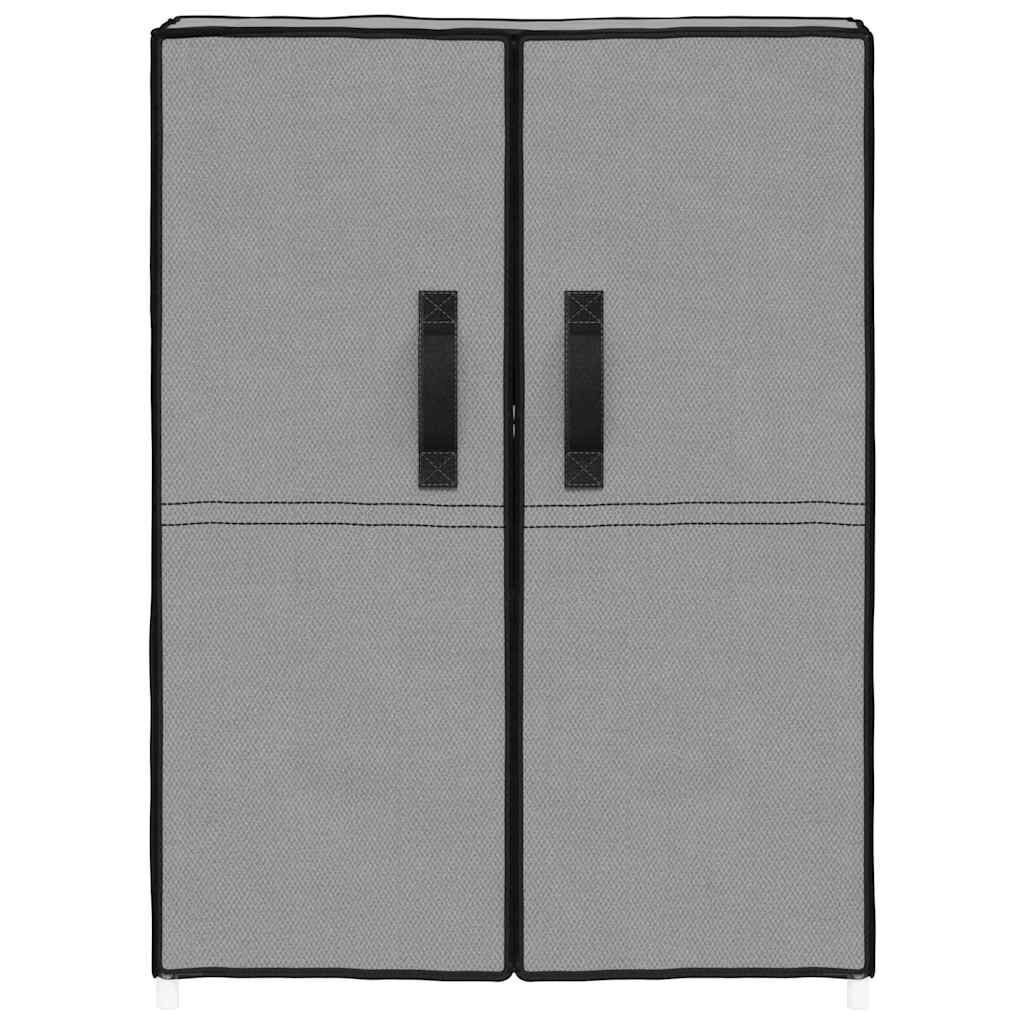 vidaXL Schoenenkast 60x28x90 cm stof grijs