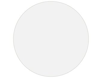 vidaXL Tafelbeschermer Ø 110 cm 2 mm PVC transparant