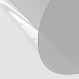 vidaXL Tafelbeschermer Ø 110 cm 2 mm PVC transparant