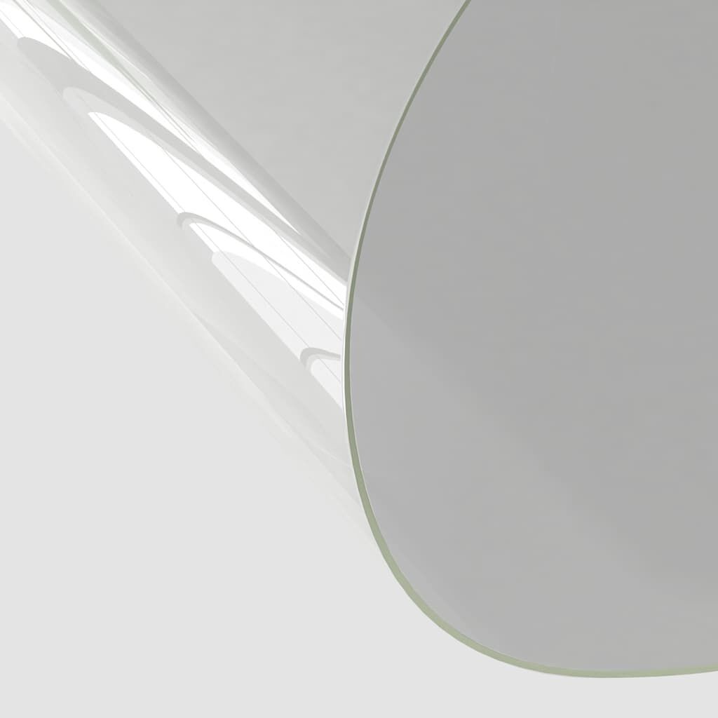 vidaXL Tafelbeschermer Ø 110 cm 2 mm PVC transparant