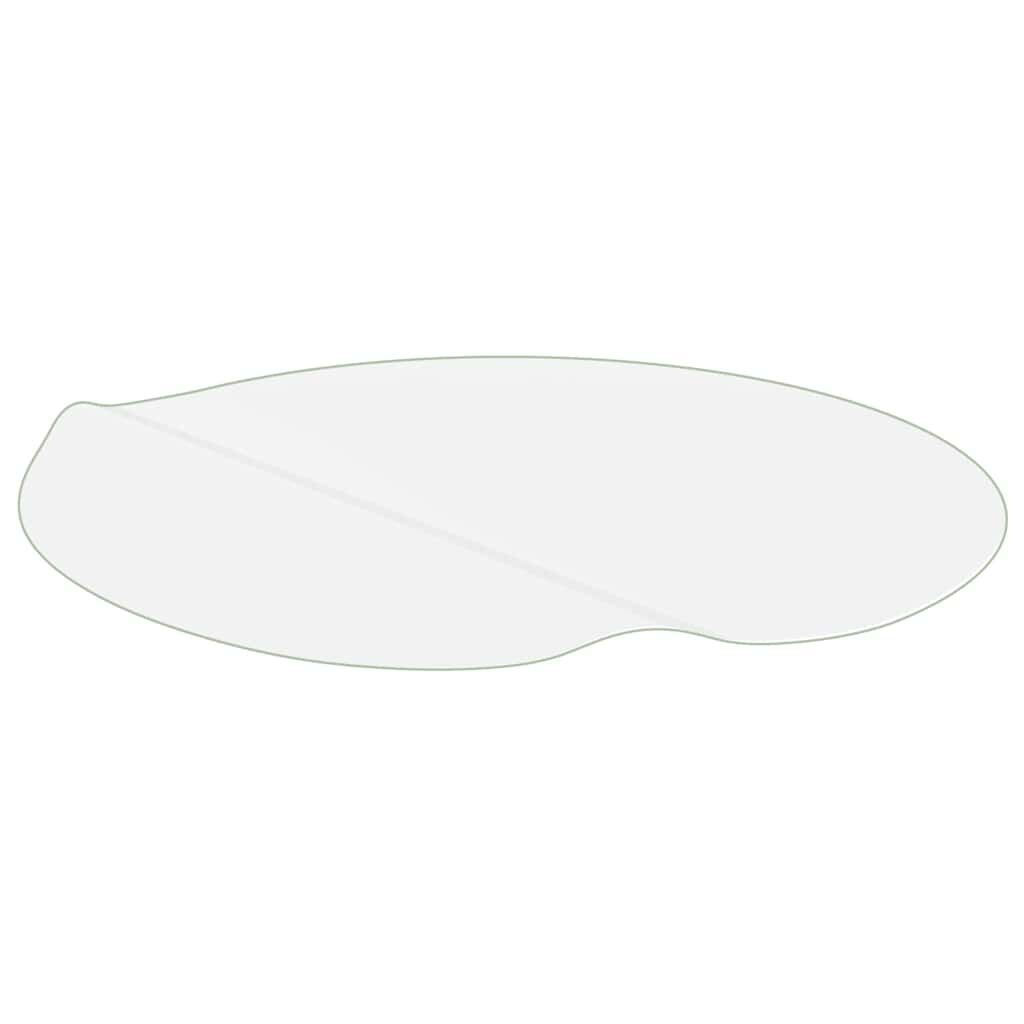 vidaXL Tafelbeschermer Ø 110 cm 2 mm PVC transparant