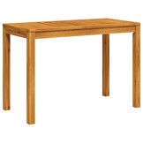 vidaXL Tuintafel 110x55x75 cm massief acaciahout