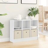 vidaXL Dressoir Wit 73,5 x 22,5 x 53,5 cm
