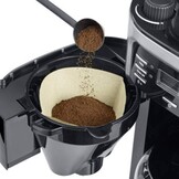 Severin KA 4810 Koffiezetapparaat met Bonenmaler - 10 Kopjes - Roestvrijstaal/Zwart