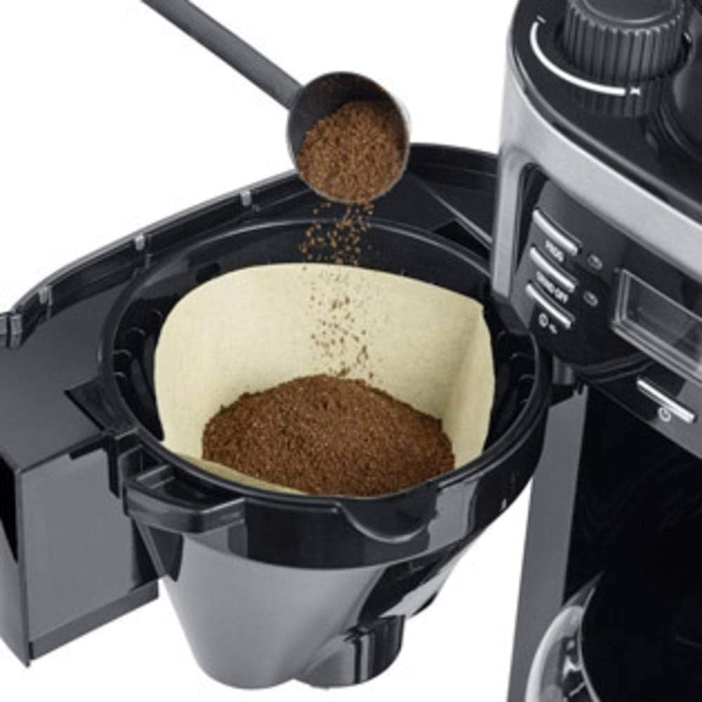 Severin KA 4810 Koffiezetapparaat met Bonenmaler - 10 Kopjes - Roestvrijstaal/Zwart