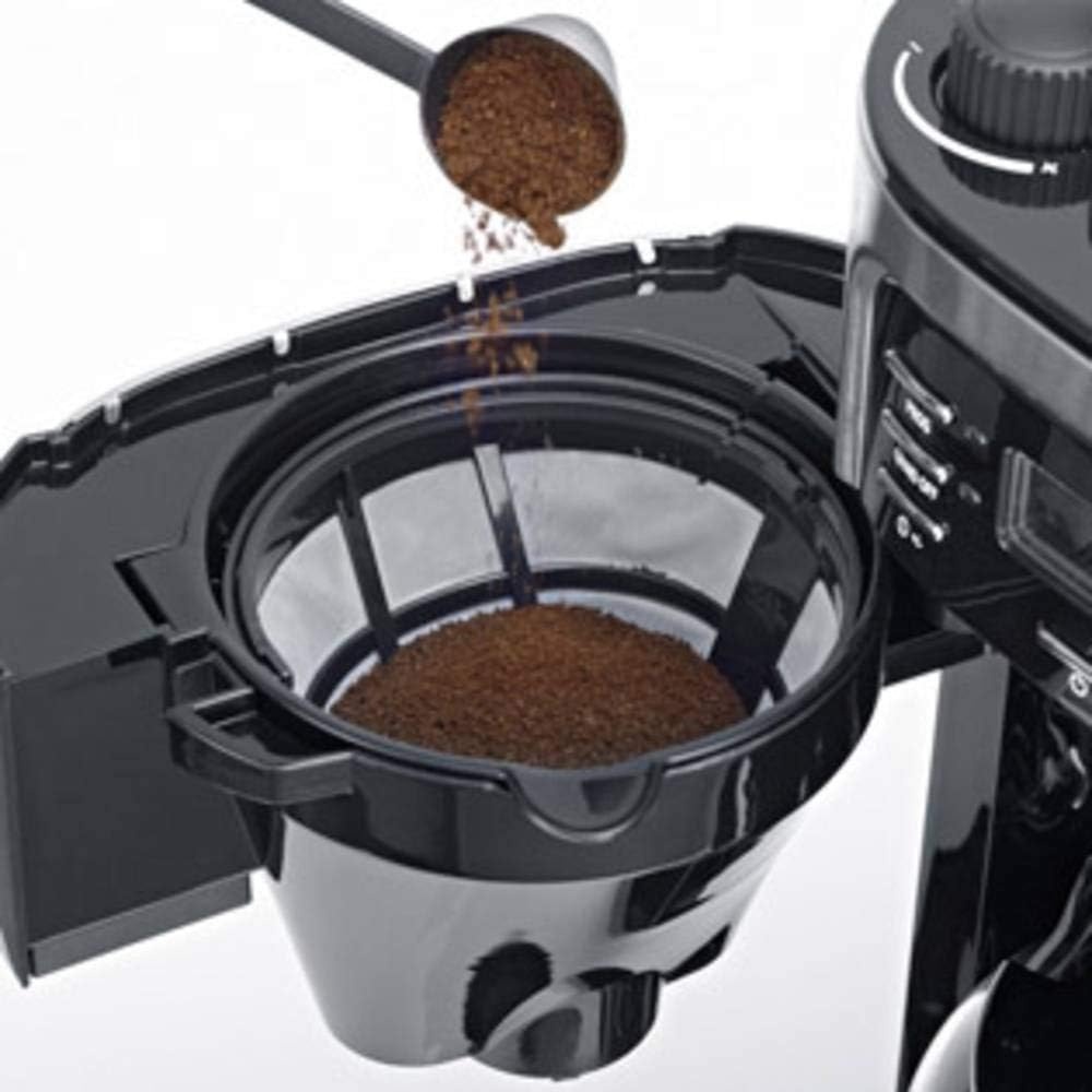 Severin KA 4810 Koffiezetapparaat met Bonenmaler - 10 Kopjes - Roestvrijstaal/Zwart