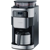 Severin KA 4810 Koffiezetapparaat met Bonenmaler - 10 Kopjes - Roestvrijstaal/Zwart