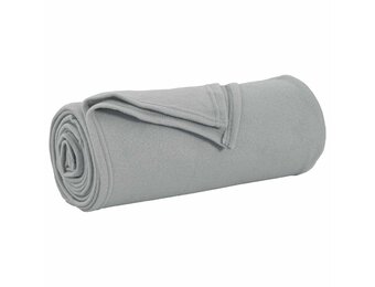 vidaXL plaid Grijs 200 x 150 cm 0,42 kg Fleece