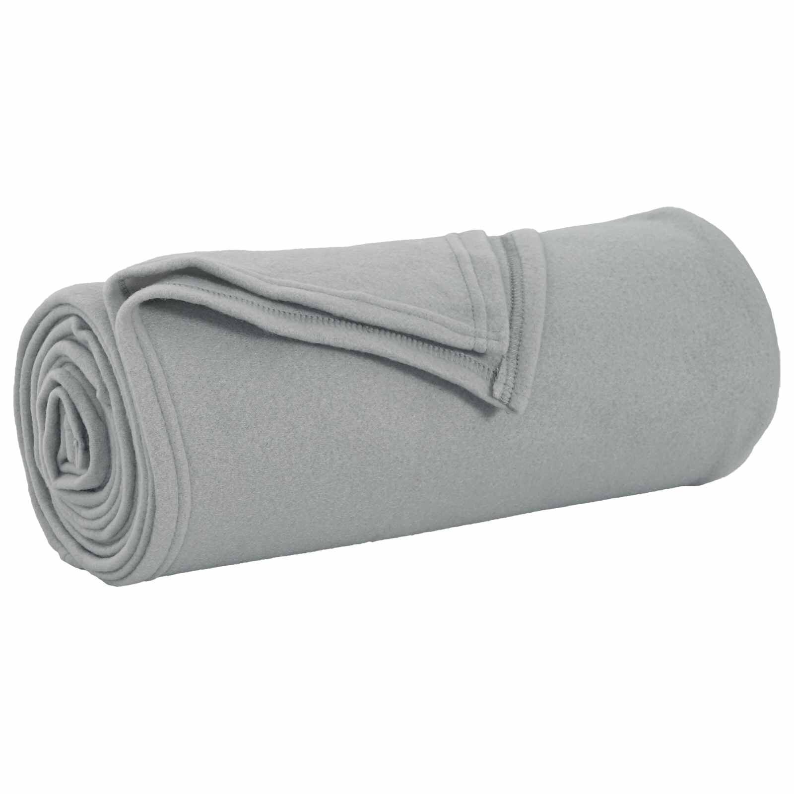 vidaXL plaid Grijs 200 x 150 cm 0,42 kg Fleece