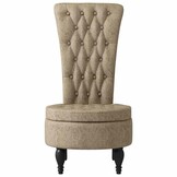 vidaXL Slipper Stoel Lichtgrijs 56,5 x 70 x 110 cm Nep Suede Leer