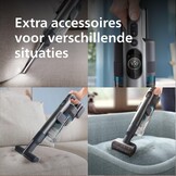 Philips 8000 Series Draadloze Steelstofzuiger - XC8055/01 - Blauw - 80 min looptijd