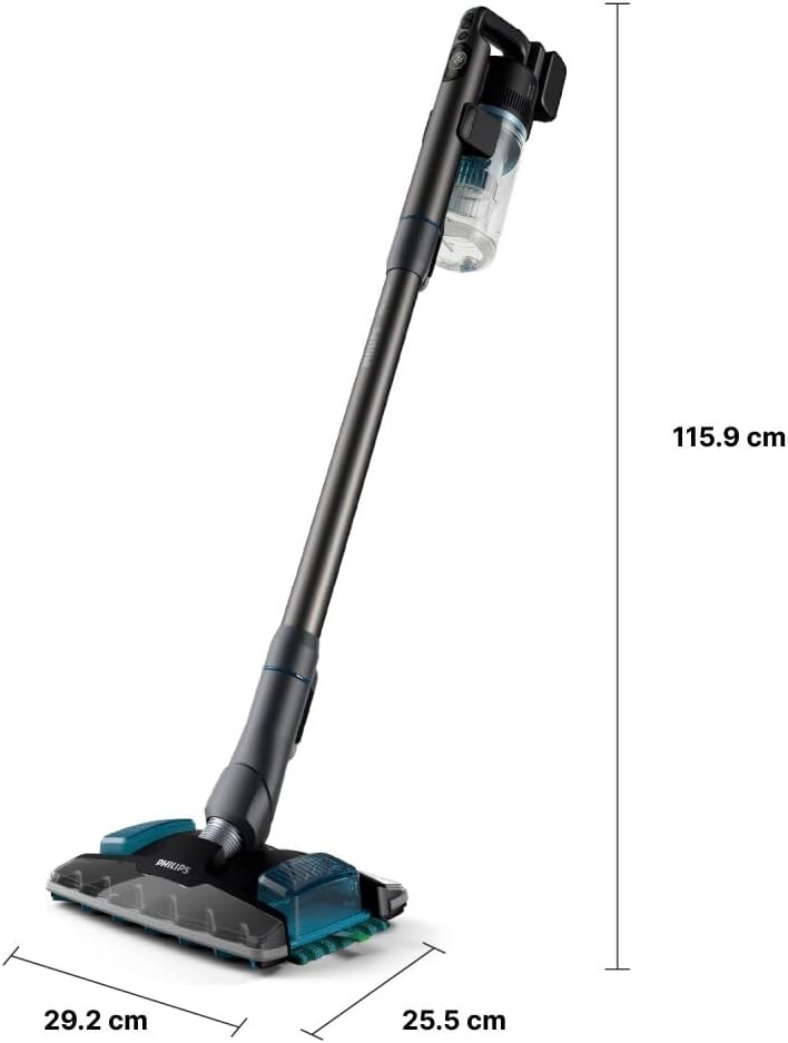 Philips 8000 Series Draadloze Steelstofzuiger - XC8055/01 - Blauw - 80 min looptijd