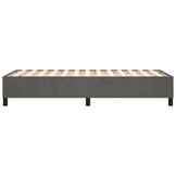 vidaXL Bedframe zonder matras 100x200 cm fluweel donkergrijs