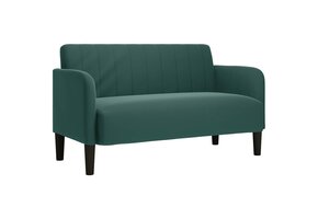 VidaXL Loveseat Bank 109 cm Fluweel Donkergroen - 59% Korting!