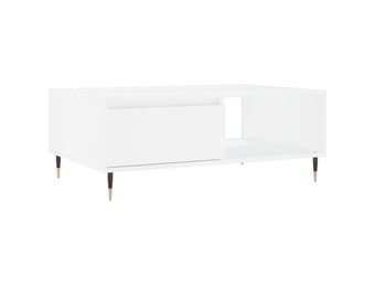 vidaXL Salontafel 90x60x35 cm bewerkt hout wit