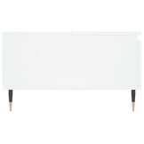vidaXL Salontafel 90x60x35 cm bewerkt hout wit