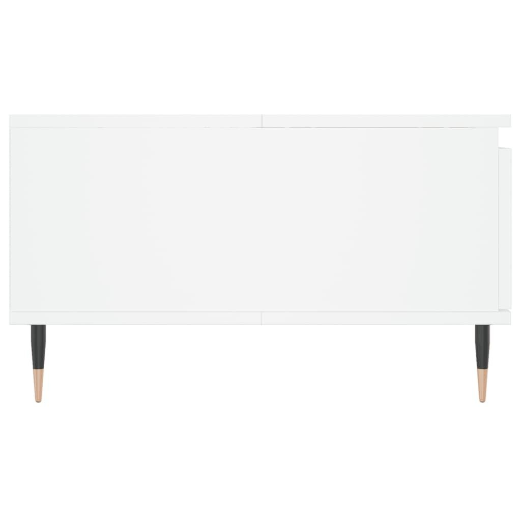 vidaXL Salontafel 90x60x35 cm bewerkt hout wit