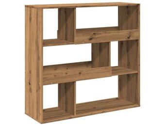 vidaXL Kamerscherm 100x33x94,5 cm bewerkt hout artisanaal eikenkleur
