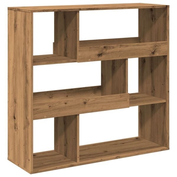 vidaXL Kamerscherm 100x33x94,5 cm bewerkt hout artisanaal eikenkleur