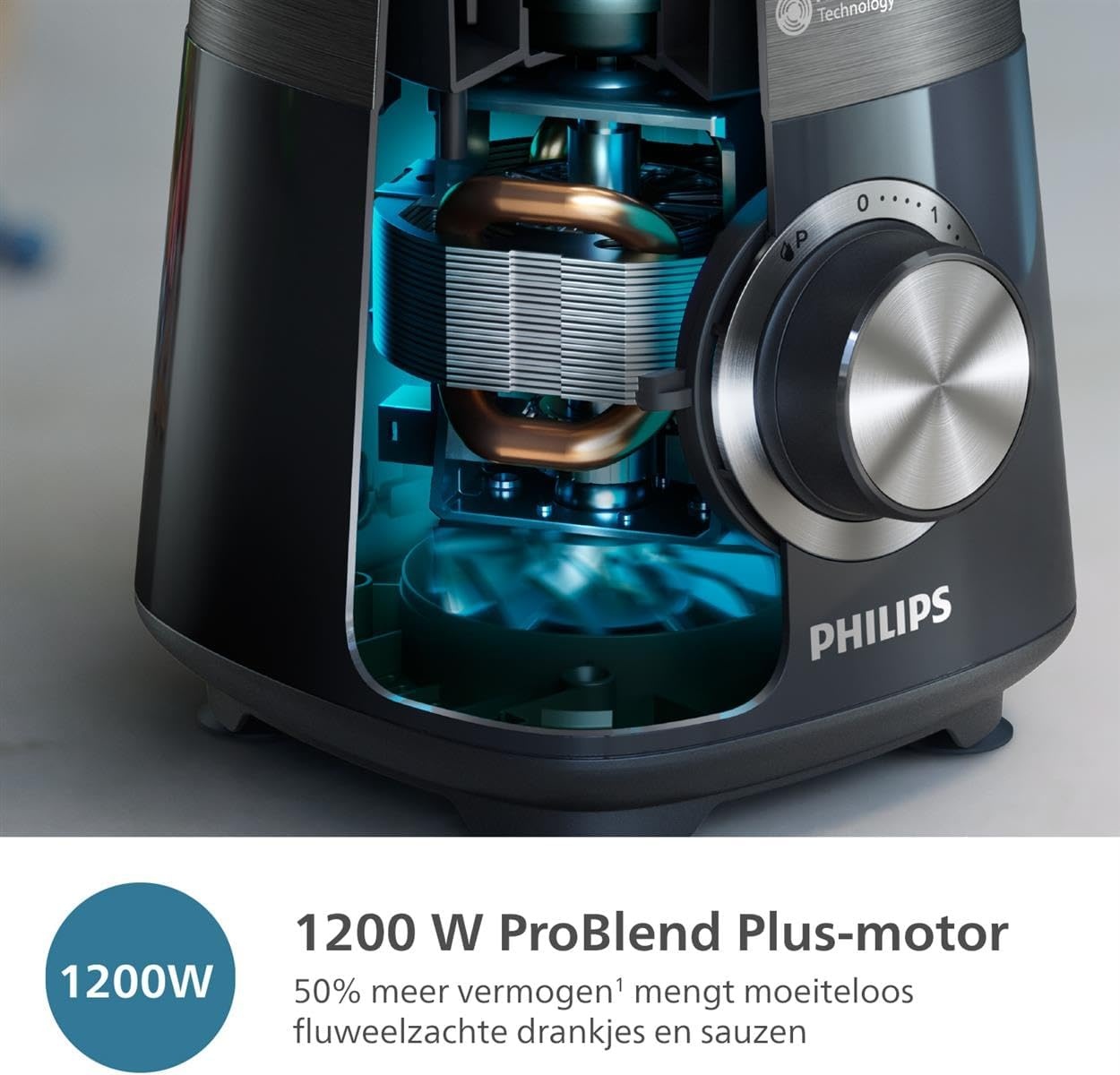 Blender met kan 5000-serie 1200W ProBlend Plus met Blend-and-go-beker zwart
