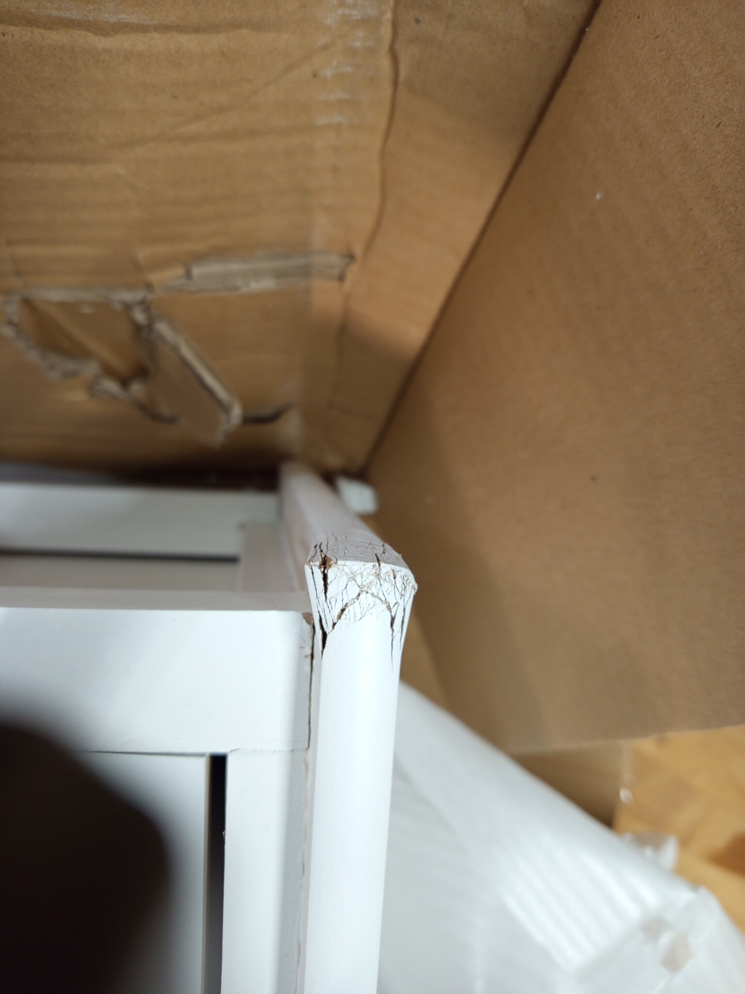 vidaXL Kast met 1 lade en 3 manden paulowniahout wit