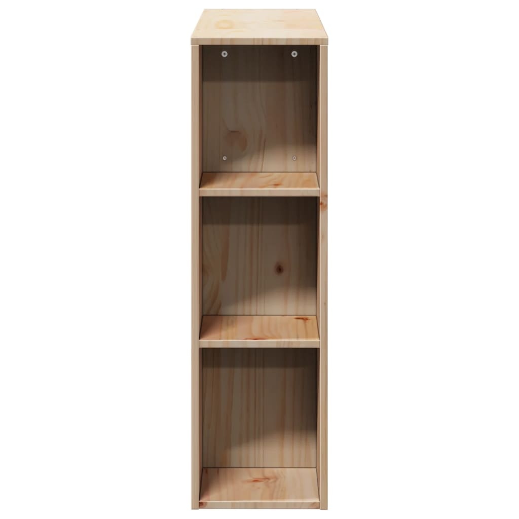 vidaXL Hoofdbord met opbergruimte 75 cm massief grenenhout