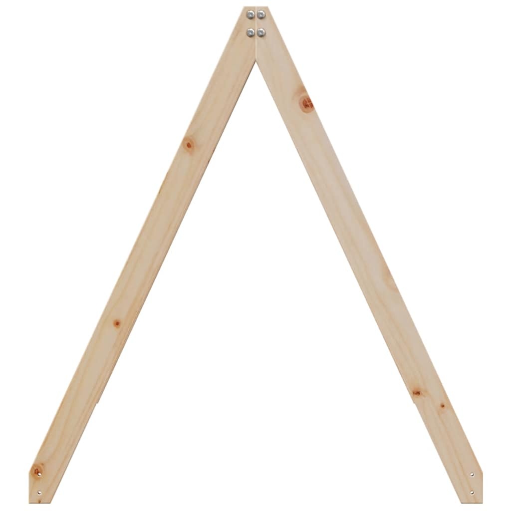 vidaXL Kinderbedhuisje 209x85,5x88 cm massief grenenhout