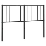 vidaXL Vervangend hoofdbord 135 cm metaal zwart