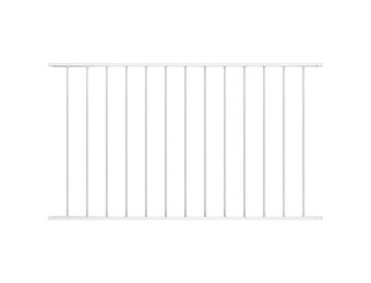 vidaXL Schuttingpaneel Woerden gepoedercoat staal 163x75 cm wit
