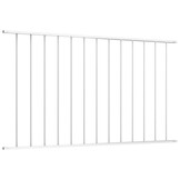 vidaXL Schuttingpaneel Woerden gepoedercoat staal 163x75 cm wit
