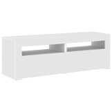 vidaXL Tv-meubel met LED-verlichting 120x35x40 cm wit