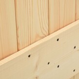 vidaXL Deur 90x210 cm massief grenenhout